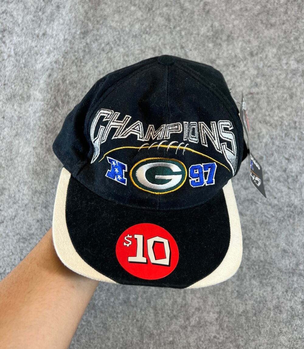 VTG 90s Green Bay Packers NFL Hat Cap Champions Pro Line Sports Specialties NWT